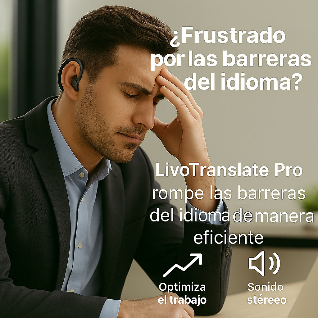 Auriculares Traductor Instantáneo 75+ Idiomas | IA 98% Precisión | Bluetooth 5.4 | Viajes Negocios