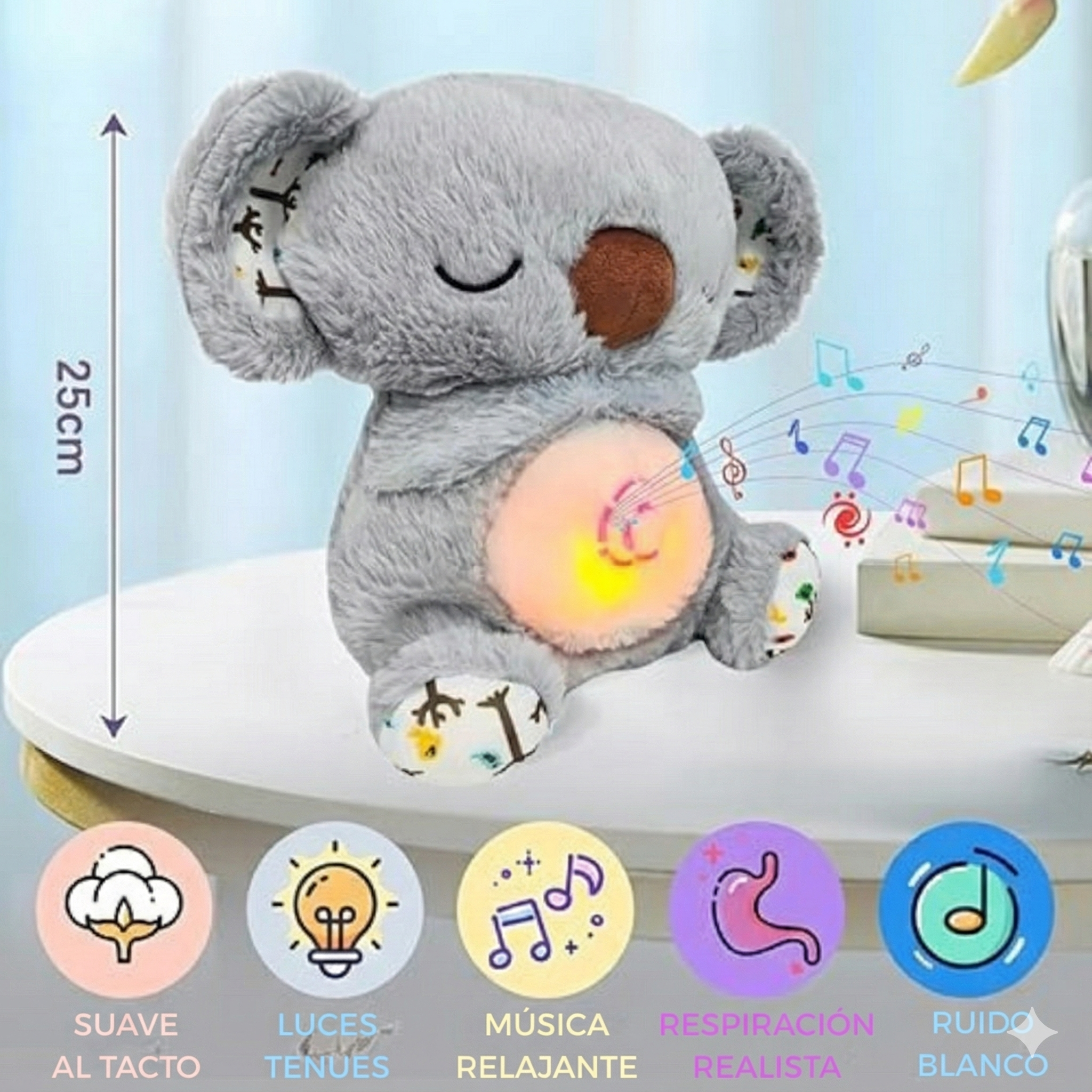 Koala Mimitos – Tu compañero de calma y descanso + Calcetines peluche ¡DE REGALO!