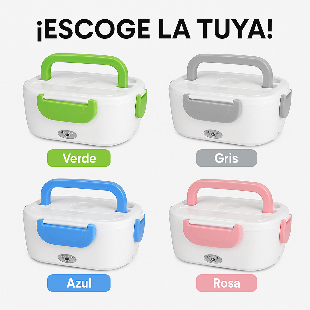 LivoHotLunch - 4 variantes correctas: Verde, Gris, Azul y Rosa