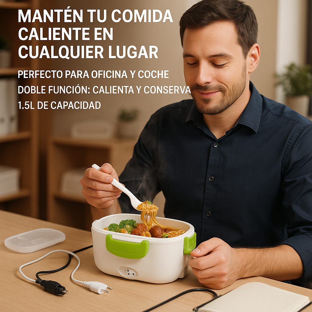 LivoHotLunch en uso con accesorios y utilidades